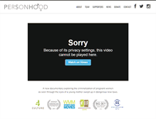 Tablet Screenshot of personhoodmovie.com